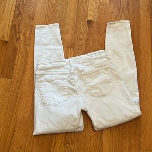 Articles of Society High Rise White Jeans 28